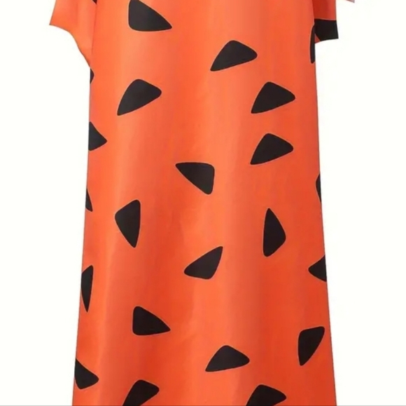 EUC XL Fred Flintstone Costume (w Blue Neck Tie) - Picture 3 of 3